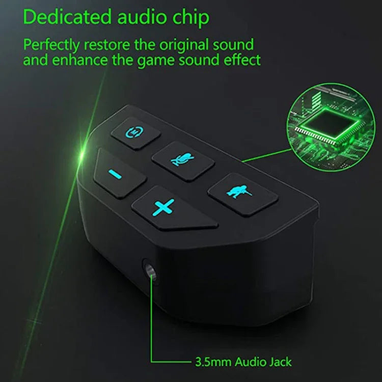 Adaptateur casque/amplificateur audio 3,5 mm pour manette Microsoft Xbox One S/X/Elite HS-XO193A