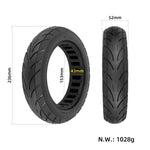 Pneu plein 10x2,125 pouces pour trottinette électrique Ninebot Segway F20/F25/F30/F40, 10x2,125 pouces