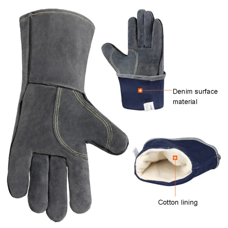 Gants de barbecue de camping en plein air, résistants aux hautes températures, gants isolants, 2417