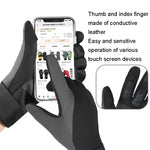 Gants de cyclisme chauds antidérapants et étanches pour sports de plein air avec écran tactile, S, M, L, XL