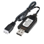Chargeur de batterie lithium 7,4V accessoires pour avion jouet câble de données USB
