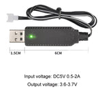 Câble de charge pour avion quadri-rotor 3,7V x 2 USB avec puce intelligente