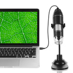 Microscope numérique A8 50X-1000X USB avec support de tuyau flexible et éclairage LED, microscope portable A8 50X-1000X