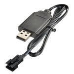 Câble de charge pour batterie au lithium avec prise USB et protection par puce intelligente 7,4 V