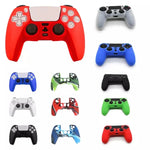 Pour manette PS5, étui de protection en silicone, blanc, noir, bleu camouflage, rouge camouflage, vert camouflage