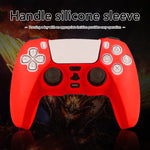 Pour manette PS5, étui de protection en silicone, blanc, noir, bleu camouflage, rouge camouflage, vert camouflage