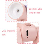 Lampe de table miniature de dessin animé, rechargeable, à monter soi-même, veilleuse décorative pour bureau