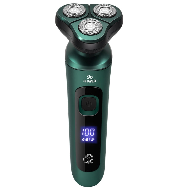 Rasoir Électrique Intelligent à Afficheur Numérique LCD, Têtes Flottantes, Rechargeable USB, Version Standard, 3-en-1, 4-en-1