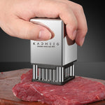 Kacheeg attendrisseur à viande en acier inoxydable, style : attendrisseur à viande double-face