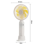 Ventilateur portable M9 mini USB rechargeable pour extérieur, 800mAh, 1500mAh, 2500mAh