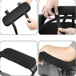 Accoudoirs de chaise Housse de accoudoir pour chaise de bureau Coussin d'accoudoir amovible et lavable