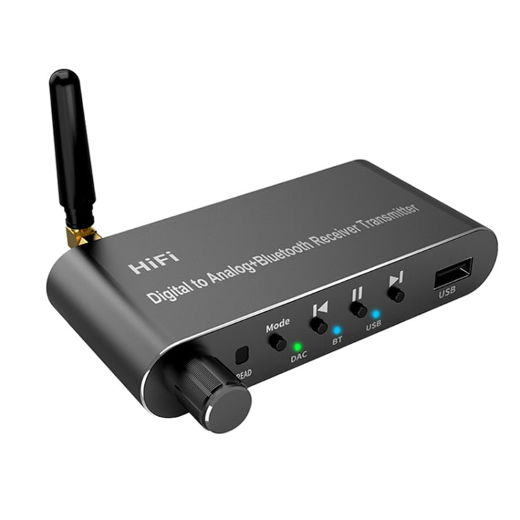 5.1 Récepteur/émetteur Bluetooth optique fibre coaxial USB avec télécommande, A05