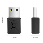 A30 Adaptateur Audio Sans Fil Récepteur Émetteur Bluetooth 5.0 USB, A30
