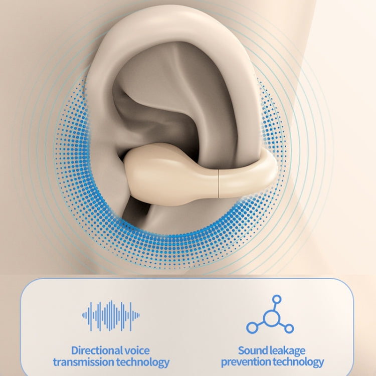 M10 IPX5 Waterproof Ear Clip Bluetooth Earphones, Style:, M10 Single Black, M10 Single White, M10 Single Pink, M10 Single Skin Color, M10 Single Green, M10 Doble Pink, M10 Doble Green, M10 Doble Skin Color, M10 Doble Black, M10 Doble White
