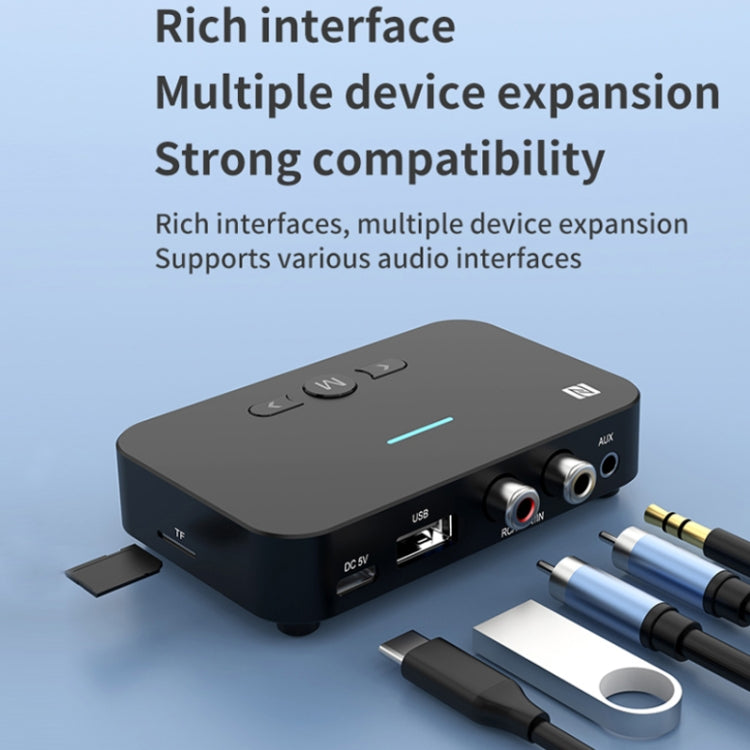 Émetteur-récepteur A2 NFC 5.1 Bluetooth U Disque/Carte TF/AUX/RCA, A2