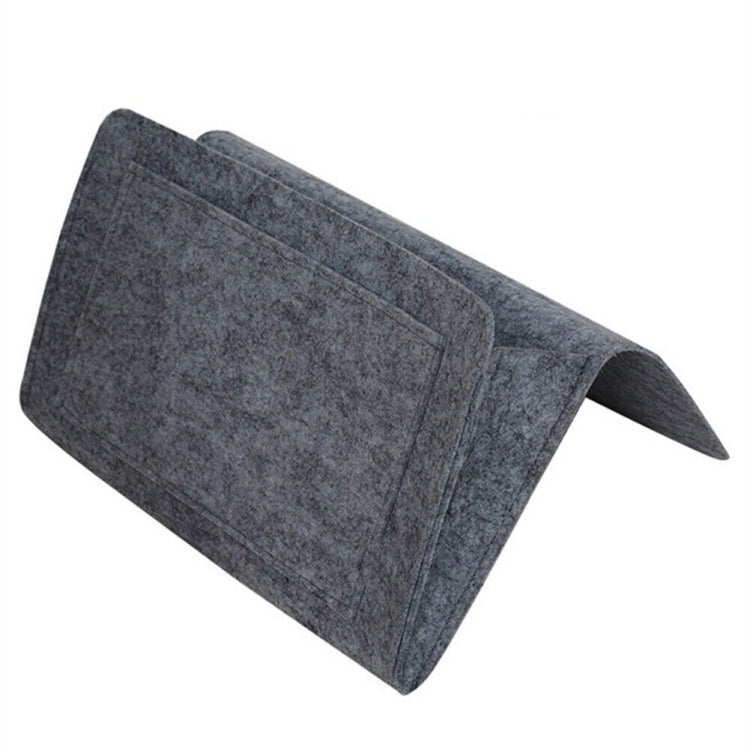 B05006 Sac de rangement en feutre pour chevet Sac de rangement suspendu Sac de rangement pour débris de canapé
