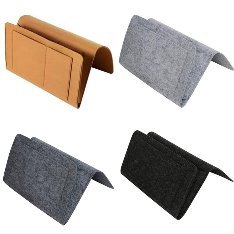 B05006 Sac de rangement en feutre pour chevet Sac de rangement suspendu Sac de rangement pour débris de canapé