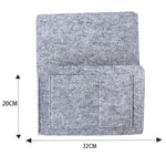 B05006 Sac de rangement en feutre pour chevet Sac de rangement suspendu Sac de rangement pour débris de canapé