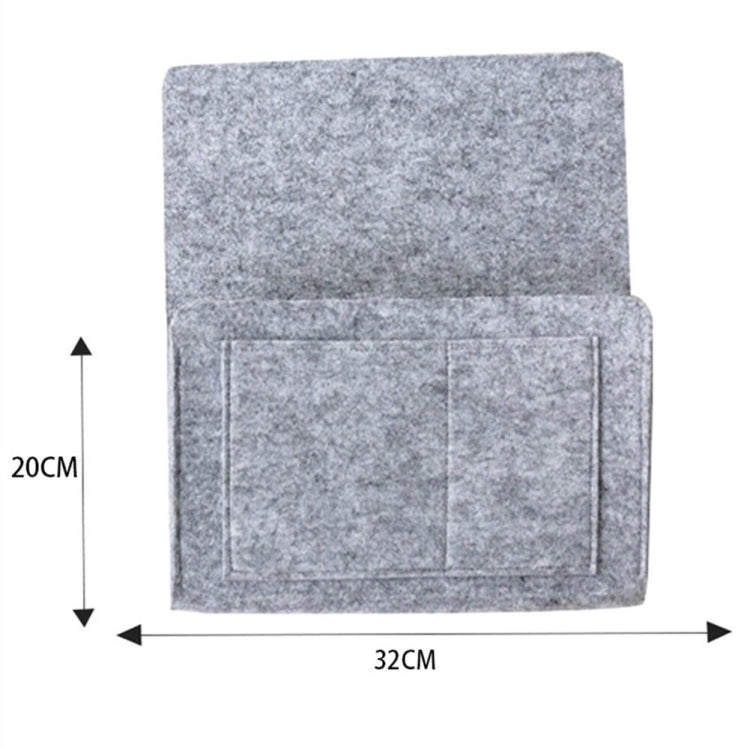 B05006 Sac de rangement en feutre pour chevet Sac de rangement suspendu Sac de rangement pour débris de canapé