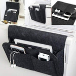 B05006 Sac de rangement en feutre pour chevet Sac de rangement suspendu Sac de rangement pour débris de canapé