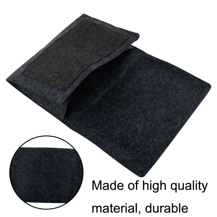 B05006 Sac de rangement en feutre pour chevet Sac de rangement suspendu Sac de rangement pour débris de canapé