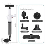 Déboucheur de toilettes, dragueur de canalisations de toilettes, siphon de sol bouché, outil pneumatique haute pression domestique, HX28 (Gris), HX28 (Noir), HX28 (Vert), HX28 (Blanc)