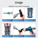 Déboucheur de toilettes, dragueur de canalisations de toilettes, siphon de sol bouché, outil pneumatique haute pression domestique, HX28 (Gris), HX28 (Noir), HX28 (Vert), HX28 (Blanc)