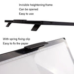 Tablette de dessin de bureau rechargeable A4-D28B, avec câble de charge, avec câble de charge + adaptateur prise US, avec câble de charge + adaptateur prise UK, avec câble de charge + adaptateur prise EU, avec câble de charge + adaptateur prise AU