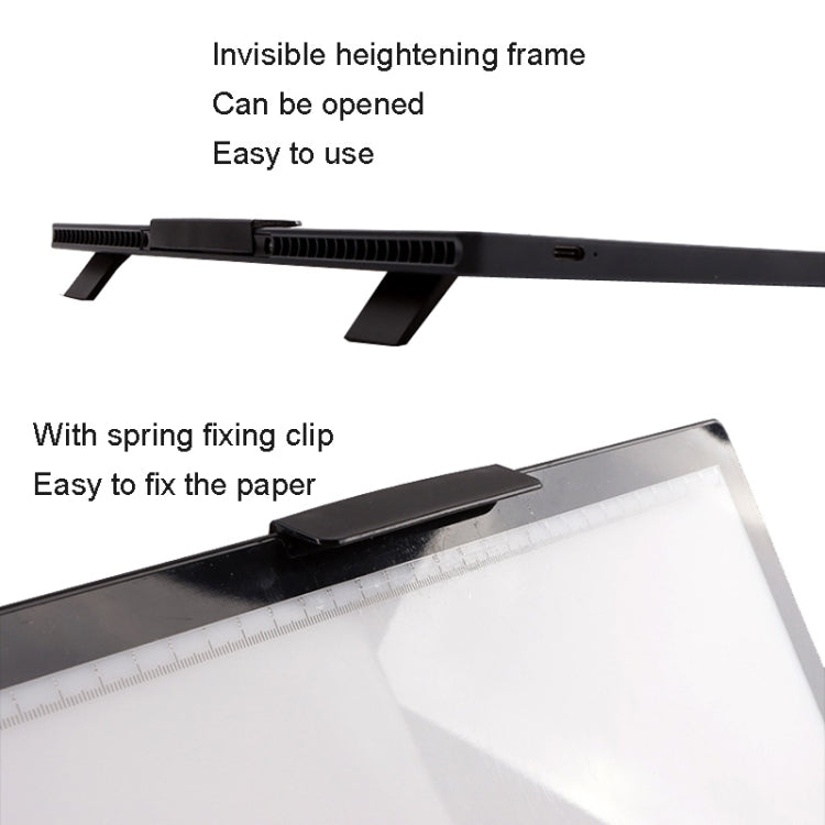 Tablette de dessin de bureau rechargeable A4-D28B, avec câble de charge, avec câble de charge + adaptateur prise US, avec câble de charge + adaptateur prise UK, avec câble de charge + adaptateur prise EU, avec câble de charge + adaptateur prise AU