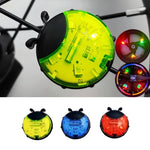 Lumière de roue coccinelle pour vélo d'équilibre enfant, manuel & automatique, rouge intelligent, vert intelligent, bleu intelligent, rouge manuel, vert manuel, bleu manuel, transparent manuel