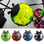 Lumière de roue coccinelle pour vélo d'équilibre enfant, manuel & automatique, rouge intelligent, vert intelligent, bleu intelligent, rouge manuel, vert manuel, bleu manuel, transparent manuel