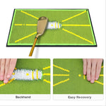 Tapis de détection d'entraînement au swing de golf PGM DJD038 avec perles, style : avec 5 balles en mousse, sans balles