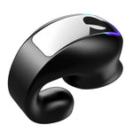 GD28 Écouteur Bluetooth Léger à Clip pour Oreille, Étanche IPX4, GD28 Noir Simple, GD28 Blanc Simple