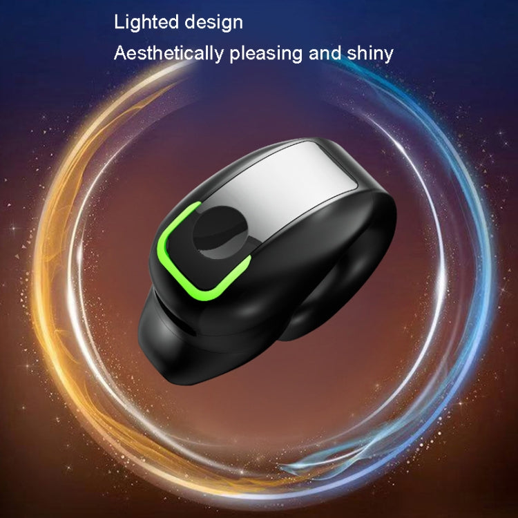GD28 Écouteur Bluetooth Léger à Clip pour Oreille, Étanche IPX4, GD28 Noir Simple, GD28 Blanc Simple
