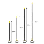 Outils de jardinage MYL-10 houes à désherber avec anneau étrier, 3 sections 1,2m, 4 sections 1,6m, 5 sections 2,0m, 6 sections 2,4m