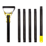 Outils de jardinage MYL-10 houes à désherber avec anneau étrier, 3 sections 1,2m, 4 sections 1,6m, 5 sections 2,0m, 6 sections 2,4m