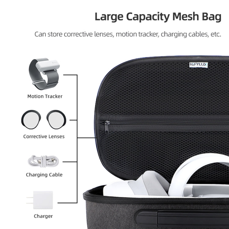 Sac de rangement protecteur tout-en-un pour casque VR PICO 4 Hifylux PC-BF16, PC-BF16