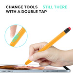 AhaStyle PT180-2 Étui de protection en silicone antidérapant et antichute pour stylet capacitif, pour Apple Pencil 1, pour Apple Pencil 2