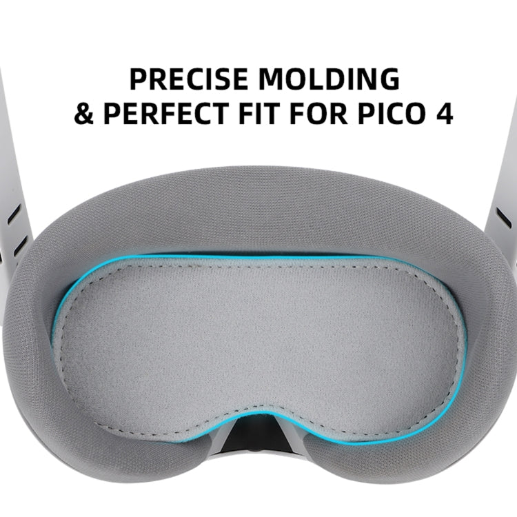 Tampon en éponge anti-poussière protecteur de lentille pour lunettes VR PICO 4 Hifylux PC-ZF17, PC-ZF17 Gris clair