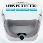 Tampon en éponge anti-poussière protecteur de lentille pour lunettes VR PICO 4 Hifylux PC-ZF17, PC-ZF17 Gris clair