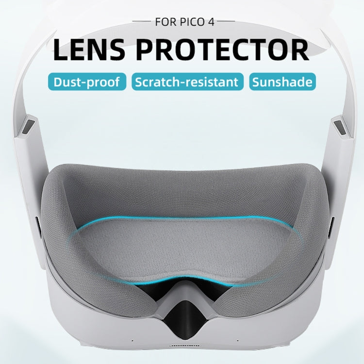 Tampon en éponge anti-poussière protecteur de lentille pour lunettes VR PICO 4 Hifylux PC-ZF17, PC-ZF17 Gris clair