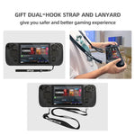 Pour Steam Deck Hifylux ST-PF14 Console de jeu Étui en silicone Antirayures Antidérapant Étui portable Dragonne, Étui en silicone Bleu, Étui en silicone Rouge