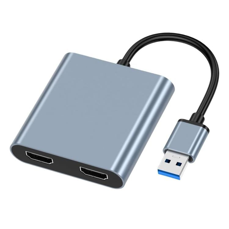 Convertisseur haute définition USB 3.0 vers double HDMI, USB, USB-C / Type-C 4K, extension écran USB 3.0 vers double HDMI