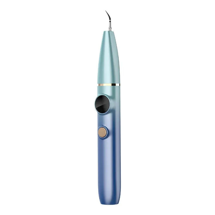 Détartreur ultrasonique visuel FY-B700, instrument dentaire esthétique pour enlever tartre, calculs et taches dentaires, dégradé bleu, dégradé rouge bleu