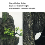 Ornement décoratif en résine pour aquarium simulant un paysage de bassin à poissons, Style : Montagne Cave C, Montagne Cave D, Petite rocaille, Rocaille à trois pieds, Grande rocaille, Montagne Shunfeng, Montagne Yu