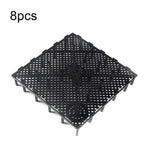 8 pièces de tapis filtrant pour fond d'aquarium, Tablette noire, Tablette blanche, Prise noire, Prise blanche