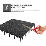 8 pièces de tapis filtrant pour fond d'aquarium, Tablette noire, Tablette blanche, Prise noire, Prise blanche