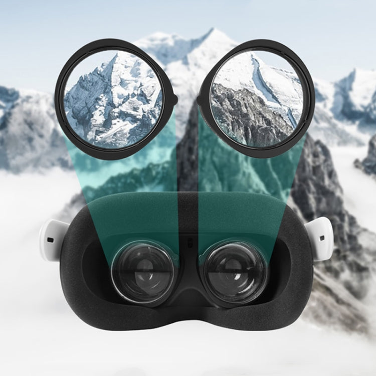 Pour Oculus Quest 2 Hifylux Q2-QF11 1 paire de montures de lentilles de myopie en résine asphérique pour lunettes VR