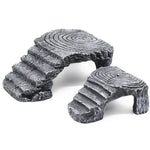 Plateforme d'escalade pour aquascape tortue, cachette pour reptile, plateforme tortue à trois pieds, Petite, Grande