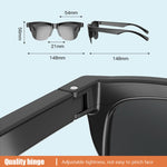 Lunettes de soleil intelligentes Bluetooth 5.3 Casque sans fil Lunettes de soleil anti-lumière forte et anti-polarisation, F06, F07, F08